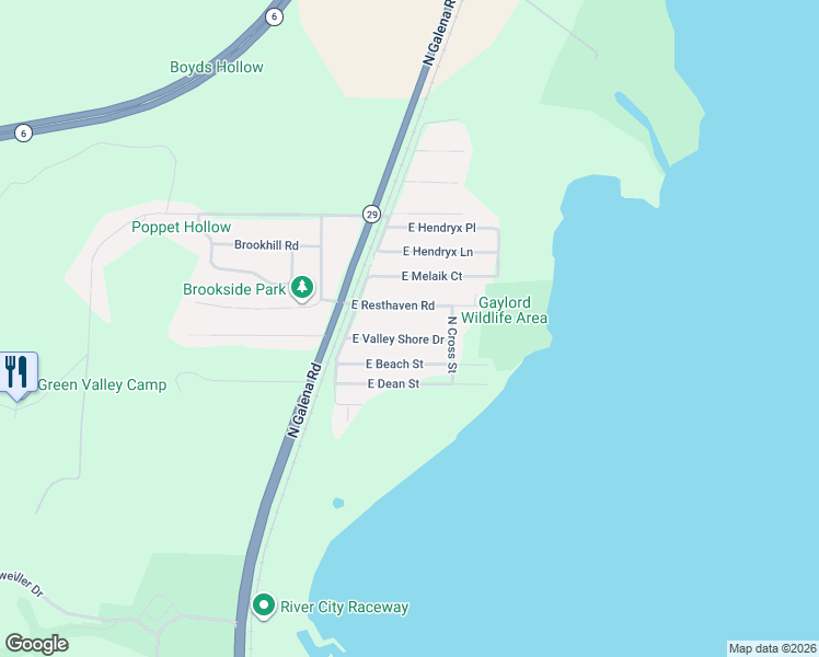 map of restaurants, bars, coffee shops, grocery stores, and more near 1430 East Resthaven Road in Peoria