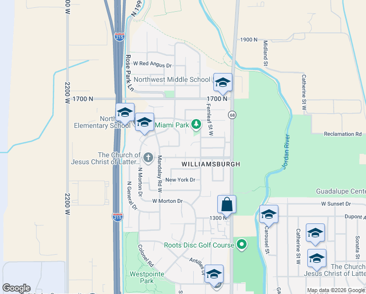 map of restaurants, bars, coffee shops, grocery stores, and more near 1536 Havenstone Lane in Salt Lake City