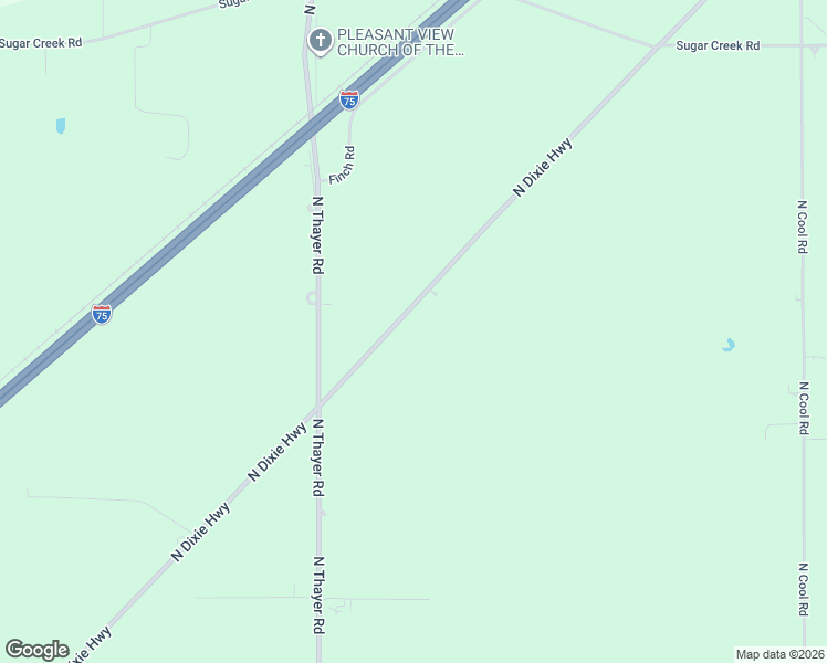 map of restaurants, bars, coffee shops, grocery stores, and more near 4470 North Dixie Highway in Elida