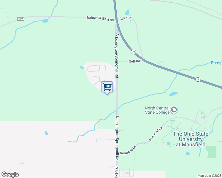 map of restaurants, bars, coffee shops, grocery stores, and more near 120 Briarwood Boulevard in Mansfield