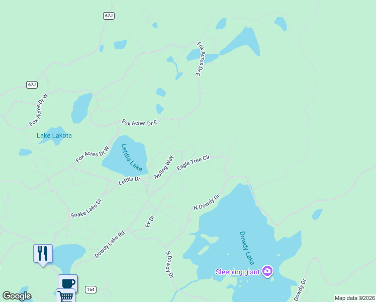 map of restaurants, bars, coffee shops, grocery stores, and more near 118 Walela Lane in Red Feather Lakes
