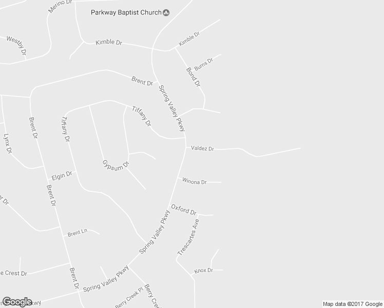 map of restaurants, bars, coffee shops, grocery stores, and more near 306 Valdez Drive in Spring Creek