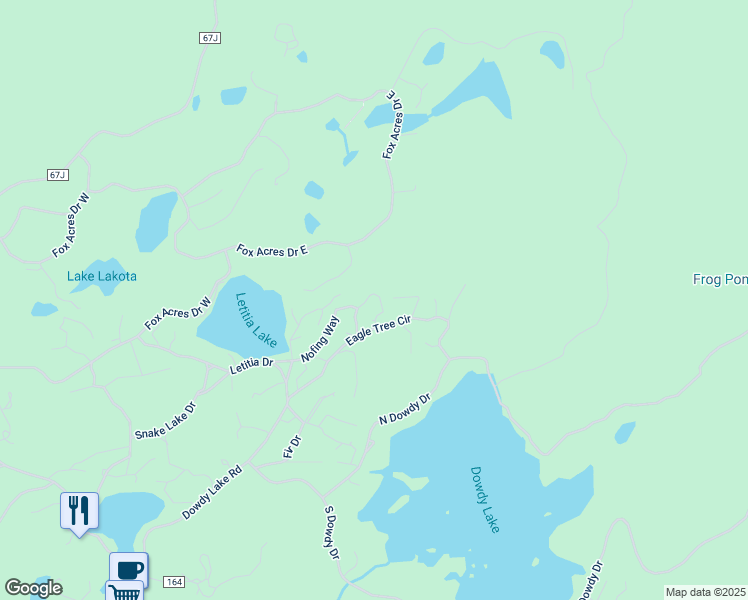 map of restaurants, bars, coffee shops, grocery stores, and more near 118 Walela Lane in Red Feather Lakes