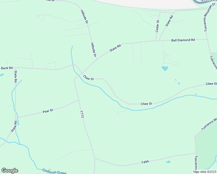 map of restaurants, bars, coffee shops, grocery stores, and more near 48 Chee Street in Barnesville