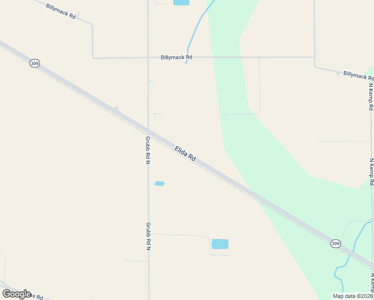 map of restaurants, bars, coffee shops, grocery stores, and more near 7140 Elida Rd in Elida