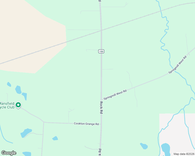 map of restaurants, bars, coffee shops, grocery stores, and more near 1871 Rock Road North in Mansfield