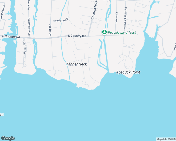 map of restaurants, bars, coffee shops, grocery stores, and more near 9 Tanners Neck Lane in Westhampton