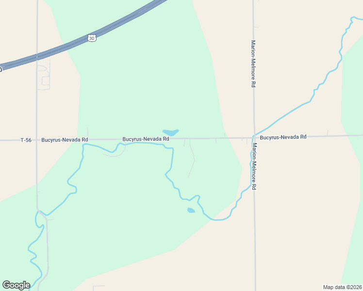 map of restaurants, bars, coffee shops, grocery stores, and more near 273 Bucyrus-Nevada Road in Nevada