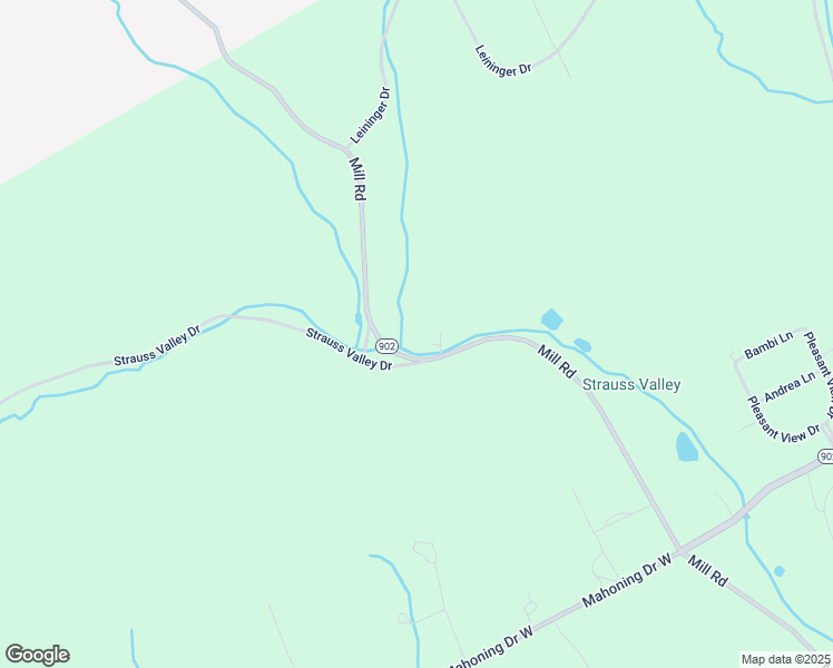 map of restaurants, bars, coffee shops, grocery stores, and more near 1572 Mill Road in Lehighton