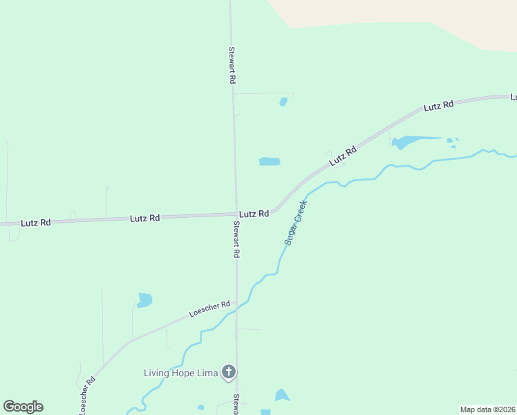 map of restaurants, bars, coffee shops, grocery stores, and more near 4570 Stewart Road in Lima