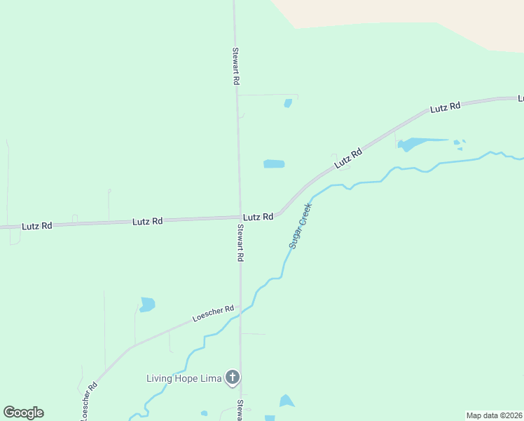 map of restaurants, bars, coffee shops, grocery stores, and more near 4570 Stewart Road in Lima