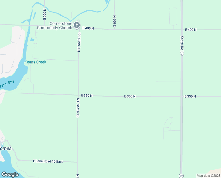 map of restaurants, bars, coffee shops, grocery stores, and more near 5977 East 350 North in Monticello