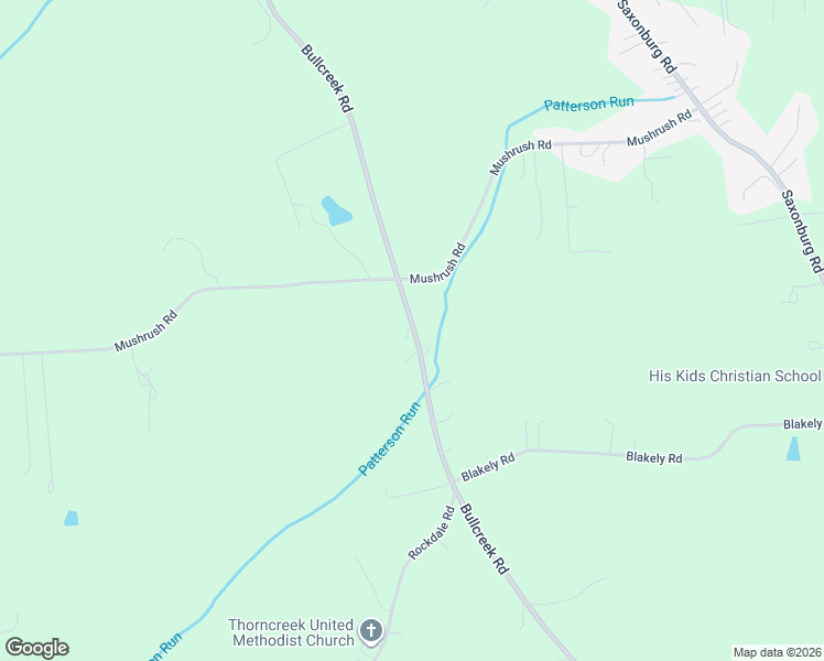 map of restaurants, bars, coffee shops, grocery stores, and more near 562 Bullcreek Road in Butler