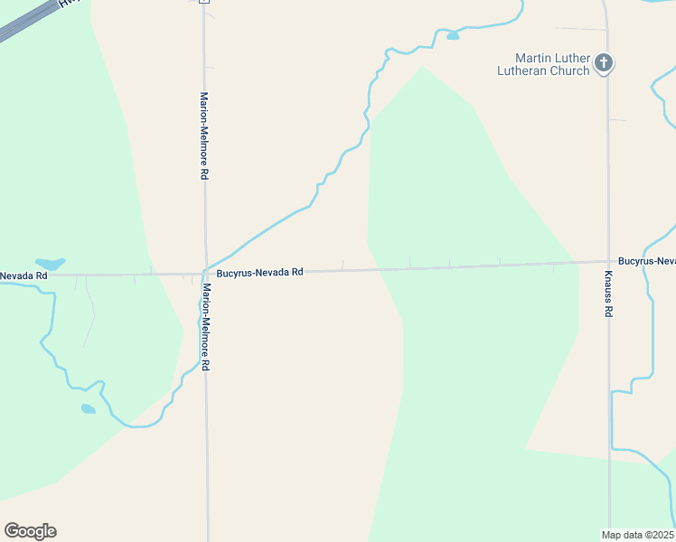 map of restaurants, bars, coffee shops, grocery stores, and more near 514 Bucyrus-Nevada Rd in Nevada