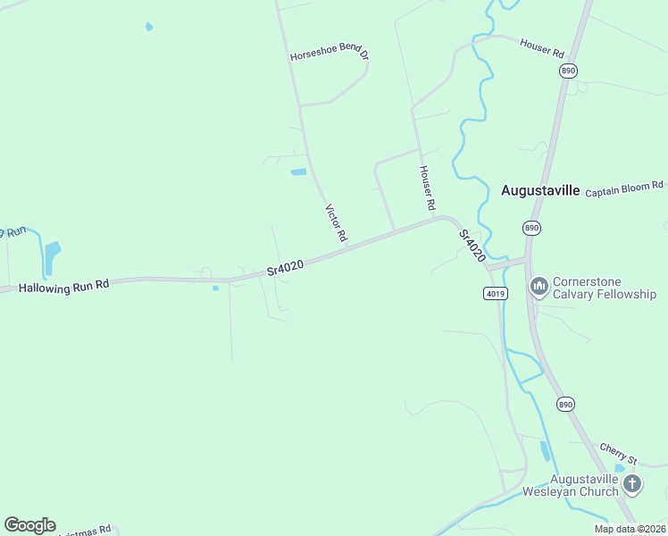 map of restaurants, bars, coffee shops, grocery stores, and more near Hallowing Run Road in Sunbury