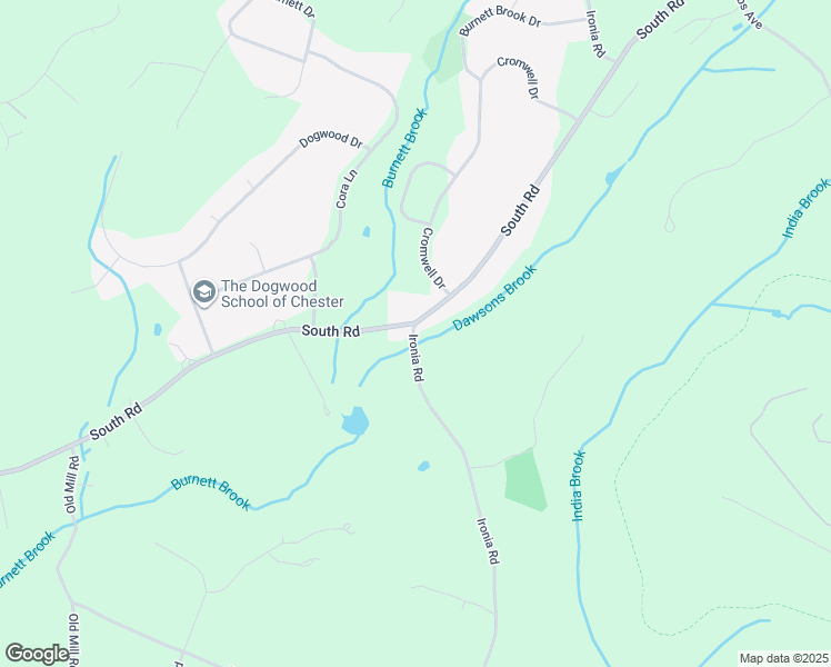 map of restaurants, bars, coffee shops, grocery stores, and more near 109 Ironia Road in Mendham