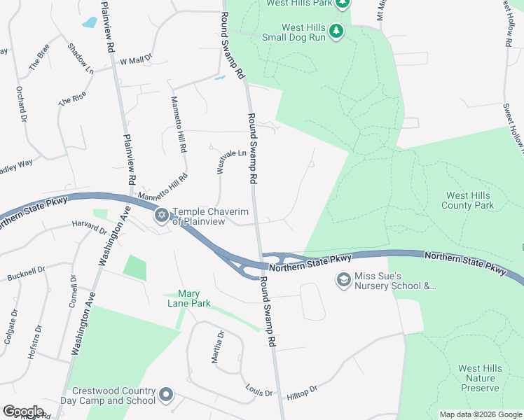 map of restaurants, bars, coffee shops, grocery stores, and more near 1 Equestrian Court in Huntington