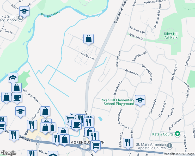 map of restaurants, bars, coffee shops, grocery stores, and more near 3111 Pointe Gate Drive in Livingston