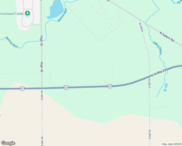 map of restaurants, bars, coffee shops, grocery stores, and more near 1427 East 400 North in Decatur