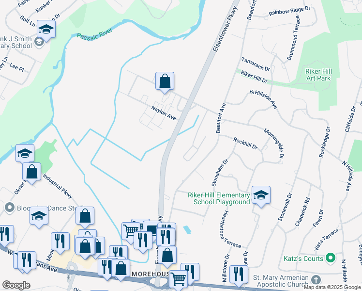 map of restaurants, bars, coffee shops, grocery stores, and more near 3103 Pointe Gate Drive in Livingston