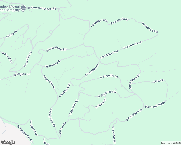 map of restaurants, bars, coffee shops, grocery stores, and more near 2430 South Forest Meadow Road in Coalville