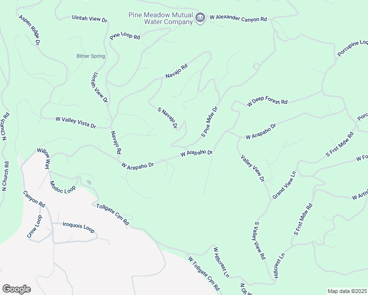 map of restaurants, bars, coffee shops, grocery stores, and more near 2393 South Navajo Drive in Coalville