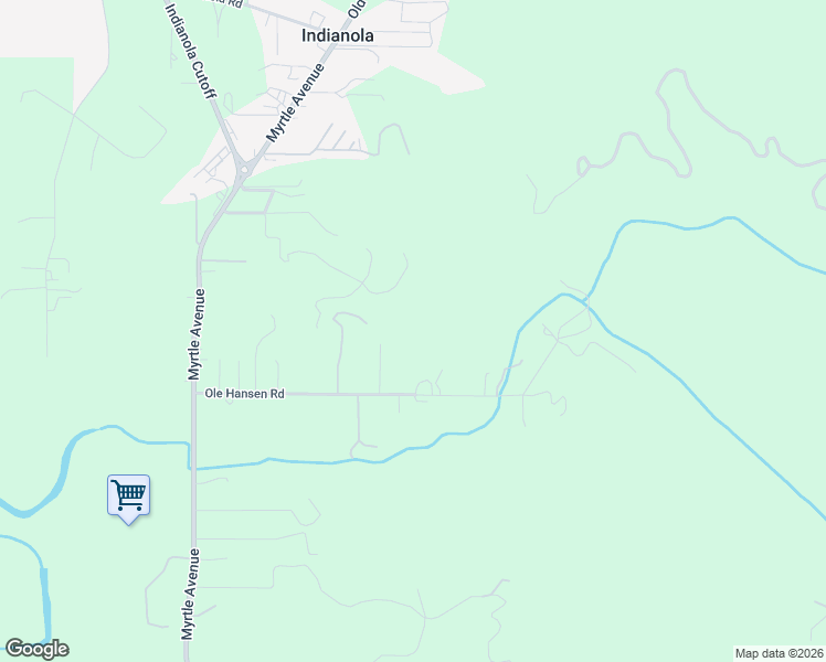 map of restaurants, bars, coffee shops, grocery stores, and more near 375 Ole Hansen Road in Eureka