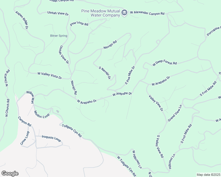 map of restaurants, bars, coffee shops, grocery stores, and more near 2421 South Navajo Drive in Coalville