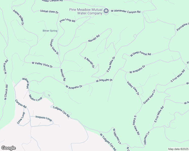 map of restaurants, bars, coffee shops, grocery stores, and more near 2421 Navajo Road in Coalville