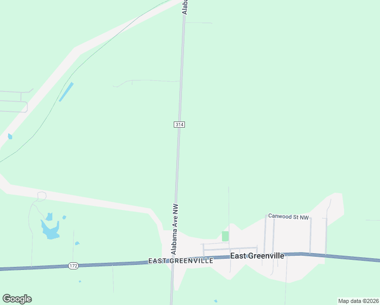 map of restaurants, bars, coffee shops, grocery stores, and more near 1520 Alabama Avenue Northwest in North Lawrence