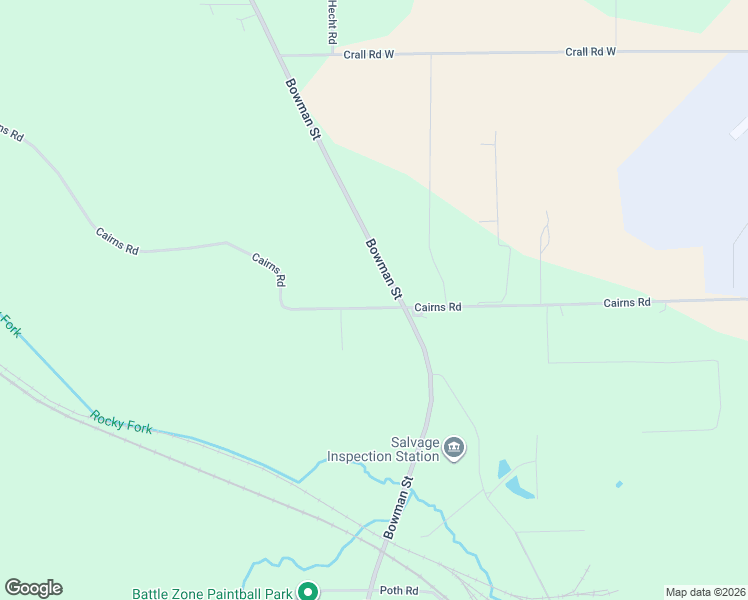 map of restaurants, bars, coffee shops, grocery stores, and more near 744 Cairns Road in Mansfield