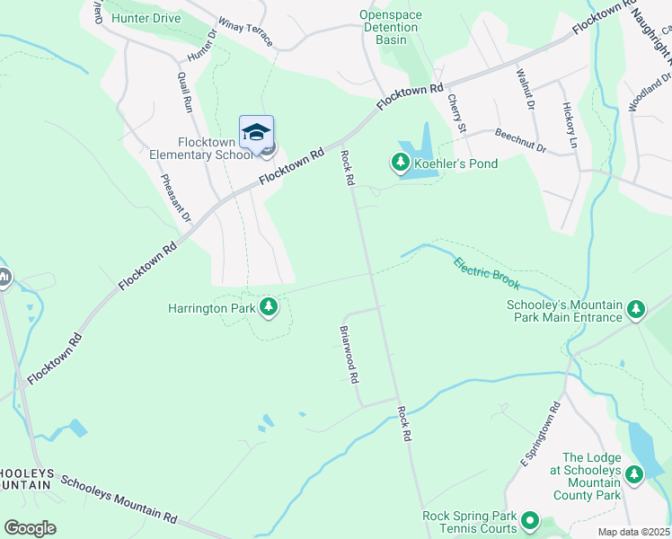 map of restaurants, bars, coffee shops, grocery stores, and more near 81 Rock Road in Long Valley