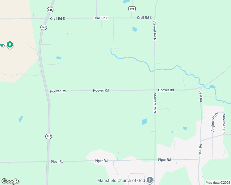 map of restaurants, bars, coffee shops, grocery stores, and more near 910 Hoover Road in Mansfield