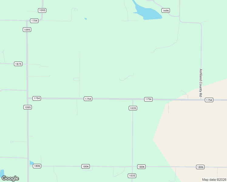 map of restaurants, bars, coffee shops, grocery stores, and more near 1042 County Road 1754 in Ashland