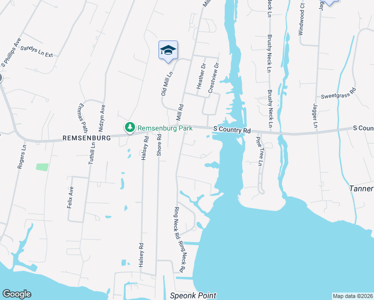 map of restaurants, bars, coffee shops, grocery stores, and more near 4 Ring Neck Road in Westhampton