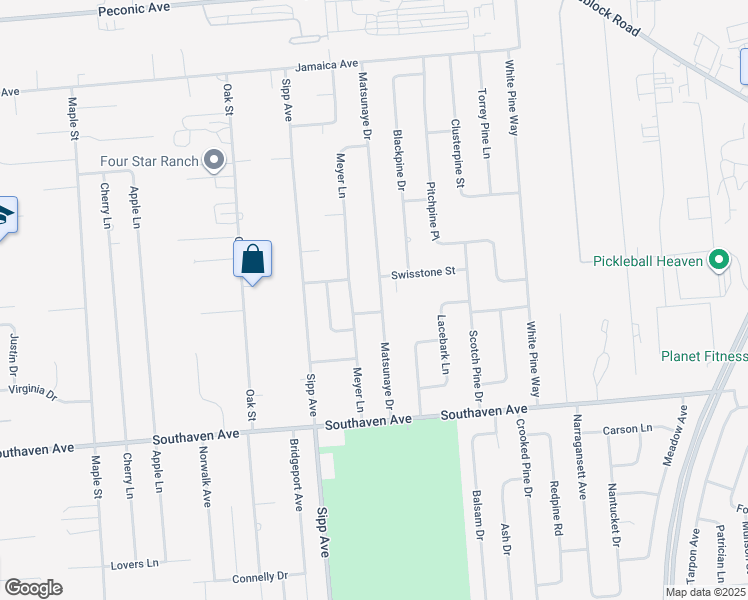 map of restaurants, bars, coffee shops, grocery stores, and more near 36 Matsunaye Drive in Medford
