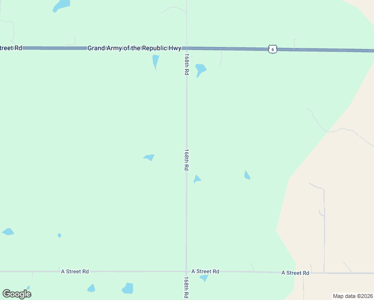 map of restaurants, bars, coffee shops, grocery stores, and more near 853 168th Road in Pleasant Dale