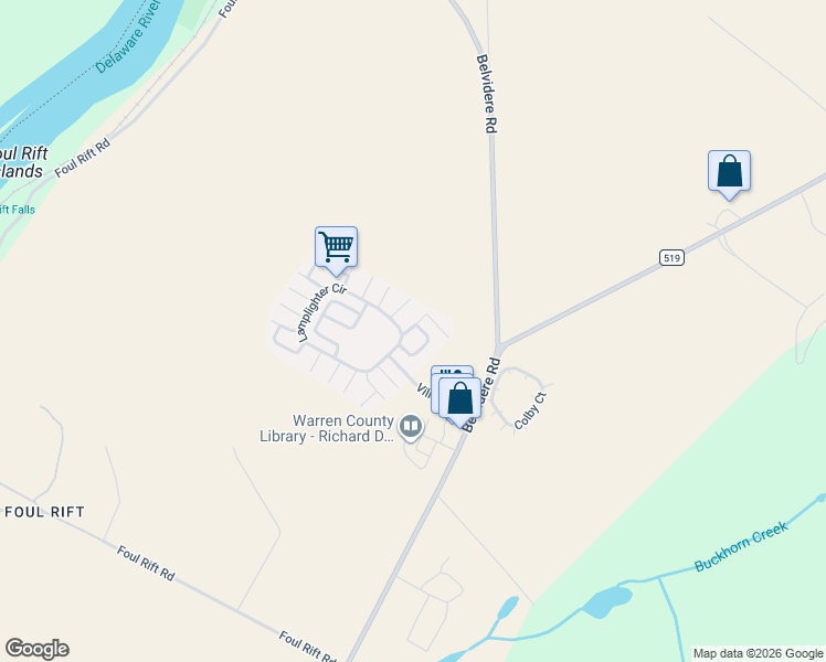 map of restaurants, bars, coffee shops, grocery stores, and more near 4 Afton Way in Belvidere