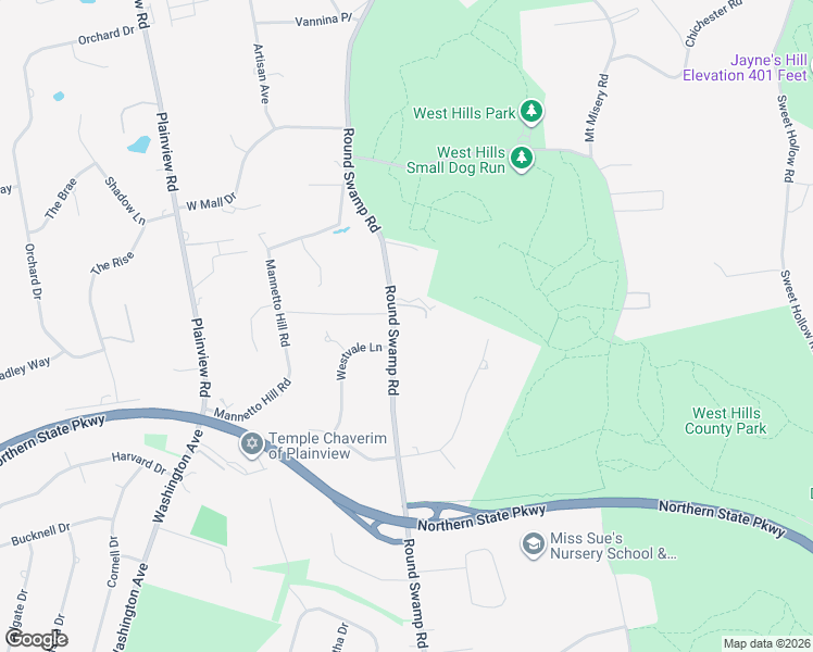 map of restaurants, bars, coffee shops, grocery stores, and more near 140 Round Swamp Road in Huntington