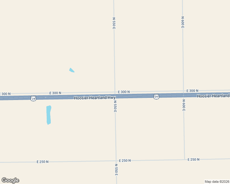 map of restaurants, bars, coffee shops, grocery stores, and more near 5800 East 300 North in Peru