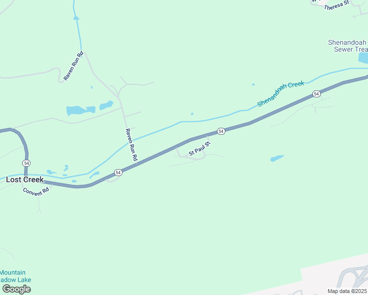map of restaurants, bars, coffee shops, grocery stores, and more near 229 Mount Olive Boulevard in Shenandoah