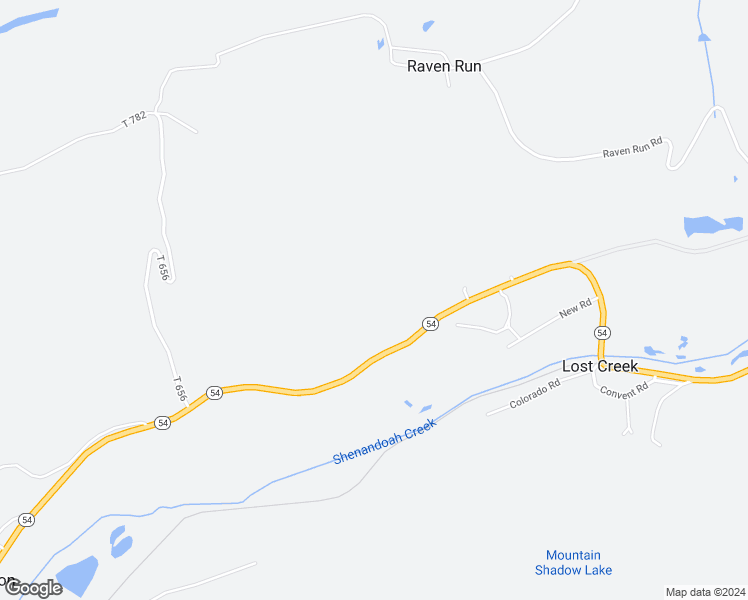 map of restaurants, bars, coffee shops, grocery stores, and more near 439 Mount Olive Boulevard in Shenandoah