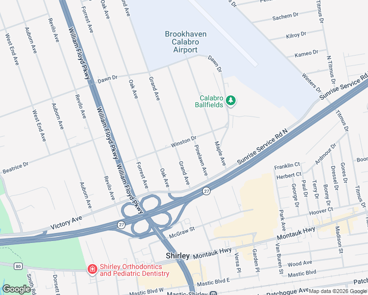 map of restaurants, bars, coffee shops, grocery stores, and more near 62 Winston Drive in Shirley