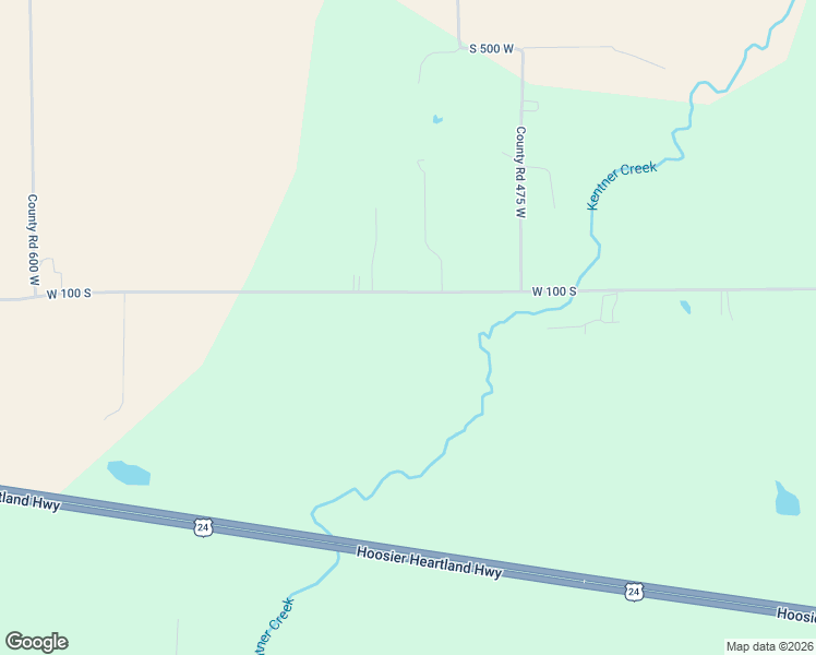 map of restaurants, bars, coffee shops, grocery stores, and more near 5195 West 100 South in Wabash