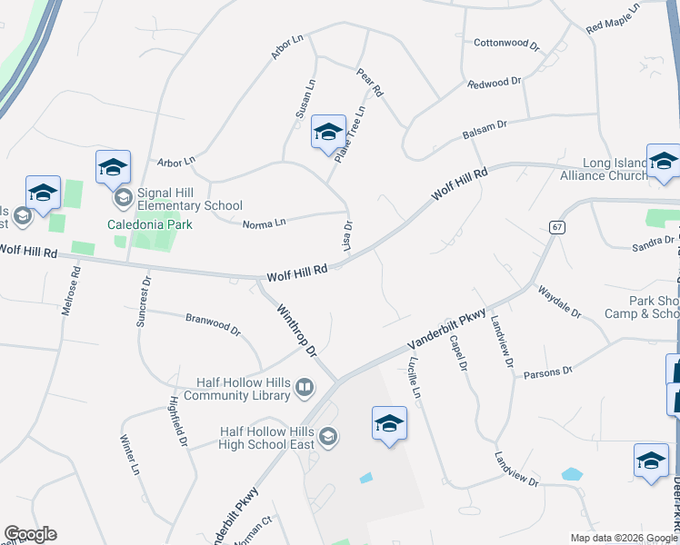 map of restaurants, bars, coffee shops, grocery stores, and more near 449 Wolf Hill Road in Dix Hills