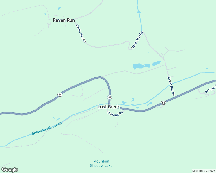 map of restaurants, bars, coffee shops, grocery stores, and more near 2 New Road in Lost Creek