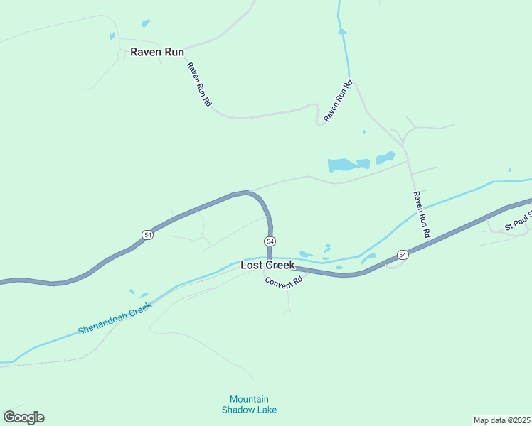 map of restaurants, bars, coffee shops, grocery stores, and more near 2 New Road in Lost Creek