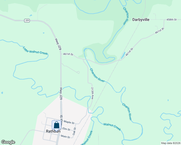 map of restaurants, bars, coffee shops, grocery stores, and more near 16192 213th Avenue in Centerville