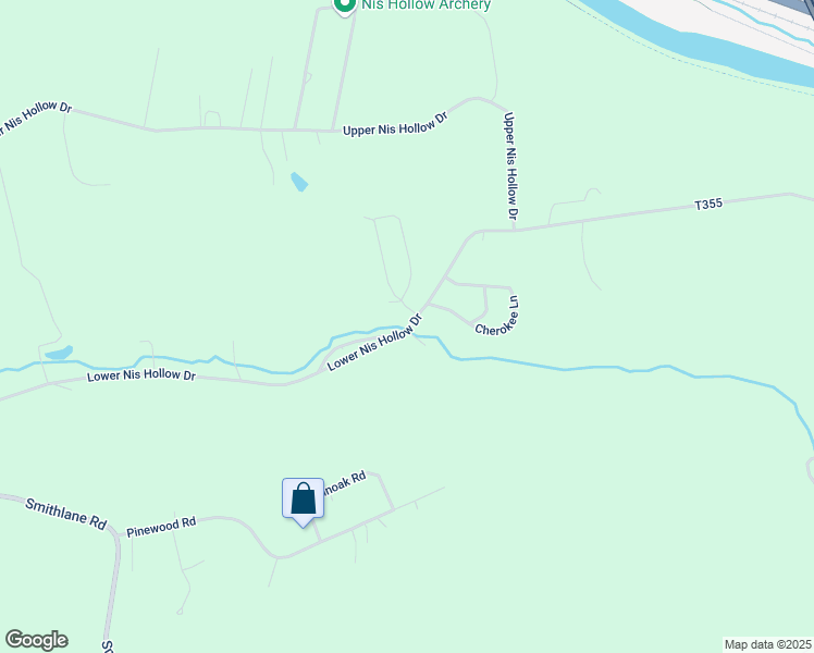 map of restaurants, bars, coffee shops, grocery stores, and more near 285-52 Lower Nis Hollow Drive in Lehighton