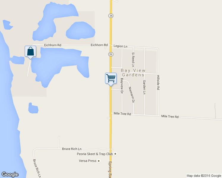 map of restaurants, bars, coffee shops, grocery stores, and more near 498 Niemann Drive in Bay View Gardens